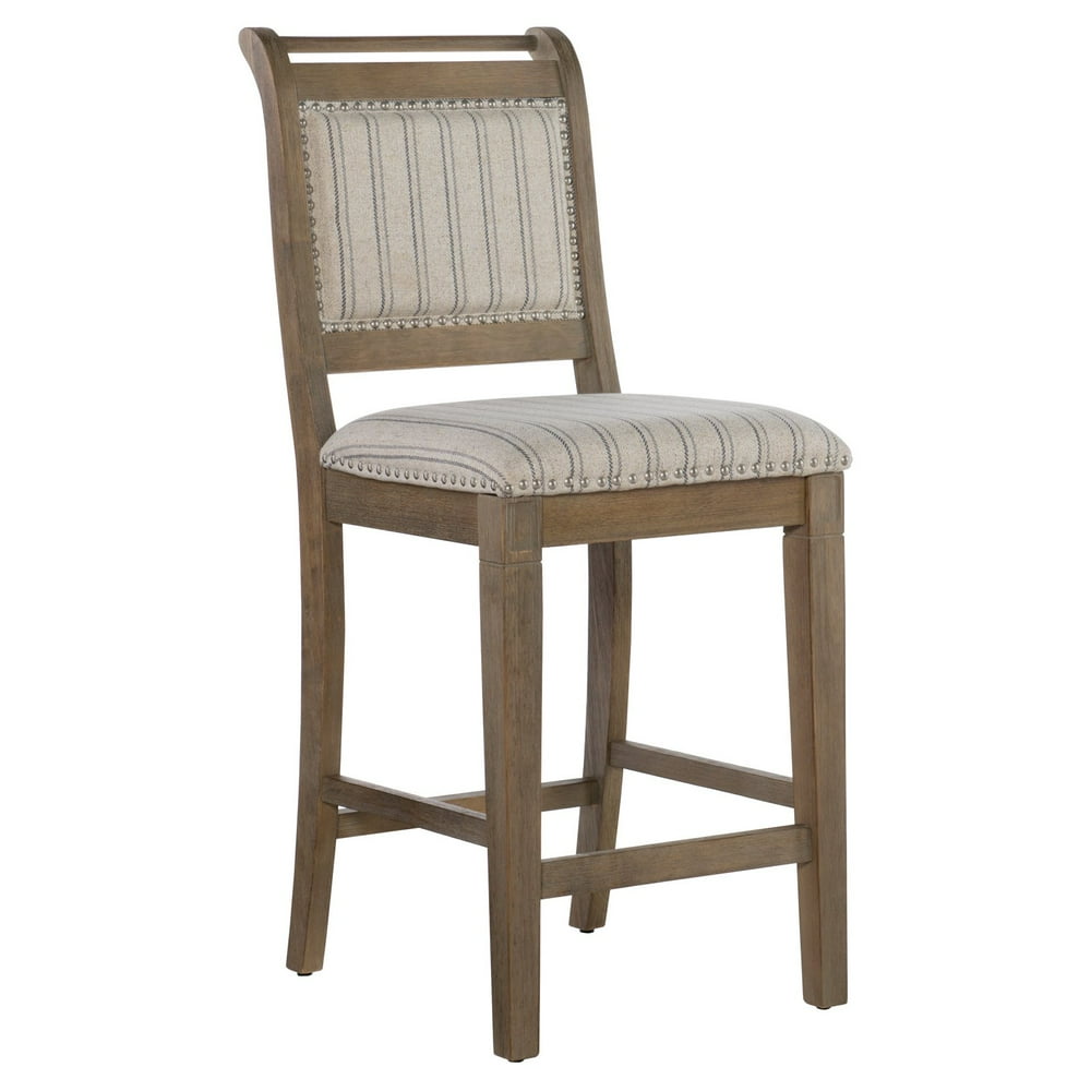 Linon Emmy Counter Stool - Grey - Walmart.com - Walmart.com