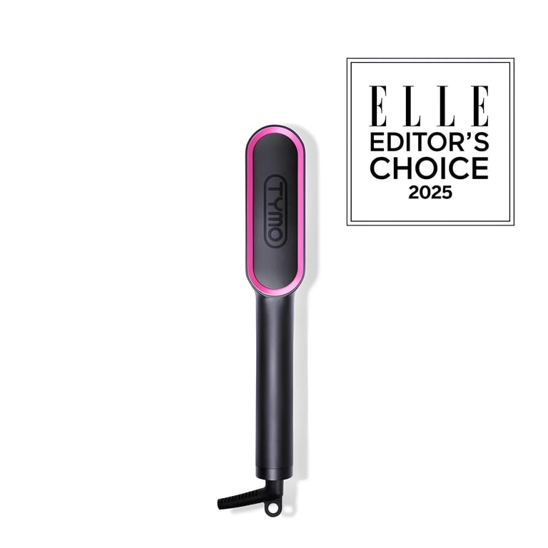 TYMO Hair Straightening Comb - Black and Pink Amazon.com : TYMO Hair Straightener Brush - Upgraded Ionic  main image 2