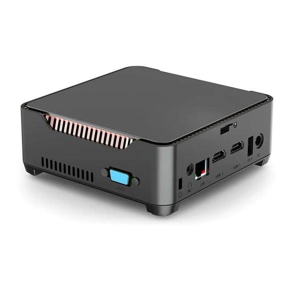 FOR 1PCS Mini PC 16GB DDR4 512G SSD Mini Desktop Computers Support HD 4K Triple Display 4K HD Port VGA Win 11 EU Plug