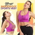 thumbnail image 5 of GrayMUltra Fit Sujetador deportivo a prueba de golpes Cómodo Sujetador deportivo para mujer Apoyo Entrenamiento Yoga, 5 of 5