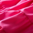 thumbnail image 7 of Girls Dress 5t Hollow out Smocked Flutter Sleeve Tiered Cute Dress 1-5 Years Old Cotton Pretty Fashion, Hot Pink, 2 Years, 7 of 7