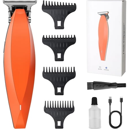 Cordless Professional Beard Trimmers for Men, Rechargeable Electric T-Blade Hair Trimmer, Facial Trimmer and Hair Cutting Clippers, Gifts for Men