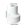 thumbnail image 4 of Cheapark Plastic Vase With Ceramic Look Non Breakable Tabletop Decorative Art Vase For Home Wedding Bookshelf Decor, 4 of 6