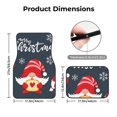 thumbnail image 5 of Wukai Cute Christmas Gnomes (2) Front Car Floor Mats Four-Piece Set Front & Rear Universal Car Floor Mats for SUVs, Trucks, Sedans, 5 of 7