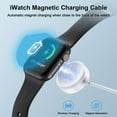 thumbnail image 4 of For iWatch Charger,2pack PD 20W Usb C Charger with 2pack Magnetic Wireless Portable Type C Port Super Fast Charging Pad Cable Cord iWatch Charger Stand Usb C, 4 of 8