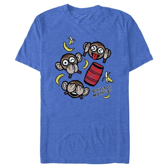 Men's Barrel of Monkeys Funny Faces Graphic T-Shirt