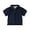 Navy, variant on Children's Casual Solid Color Short Sleeve Button Lapel Top for Boys - School Uniform Performance Polo Shirts Back to School Activewear