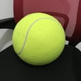 thumbnail image 2 of Pelota de tenis gigante de 24cm, juguete masticable para mascotas, pelota de tenis inflable, juguete para mascotas exclusivo, 2 of 6