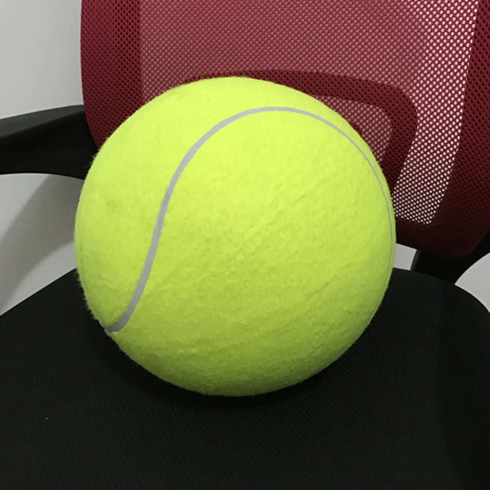 24cm Giant Tennis Ball Pet Chew Toy Inflatable Tennis Ball Signature Pet Toy Walmart