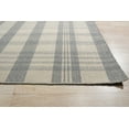 thumbnail image 5 of EORC Gray Transitional Geometric Reversible Plaid Area Rug, 5 of 5