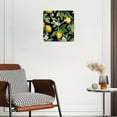 thumbnail image 3 of 10 Inch Wall Clock Battery Operated Silent Clock Decorative for Office, Kitchen, Outdoor, Living RoomYellow Lemon White Lemon Blossom Cute, 3 of 4