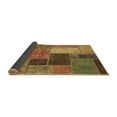 thumbnail image 2 of Ahgly Company Indoor Rectangle Patchwork Brown Transitional Area Rugs, 6' x 9', 2 of 4