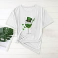thumbnail image 5 of Annhoo Short Sleeve Shirts for Women St Patricks Day Shamrock Graphic Print Crewneck T-Shirts Lightweight Clothes, 5 of 5