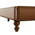 thumbnail image 6 of GDF Studio King Wooden Bed Frame with Faux Leather Upholstered Button Headboard, 6 of 9