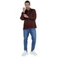 thumbnail image 2 of Atasi Indian Mens Short Kurta Henley Shirt Long Sleeve Mandarin Collar Shirt, 2 of 7