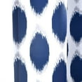 thumbnail image 4 of DriftAway  Allen Ikat Polka Dot Room Darkening Window Curtain Panel Pair, 4 of 5