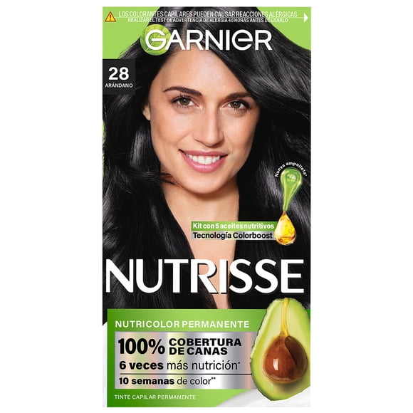 Tinte para cabello Garnier Nutrisse 28 arándano
