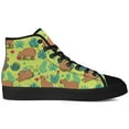 thumbnail image 4 of Aidianart Womens Capybara High Top Shoes High Top Canvas Sneakers Size 8, 4 of 5