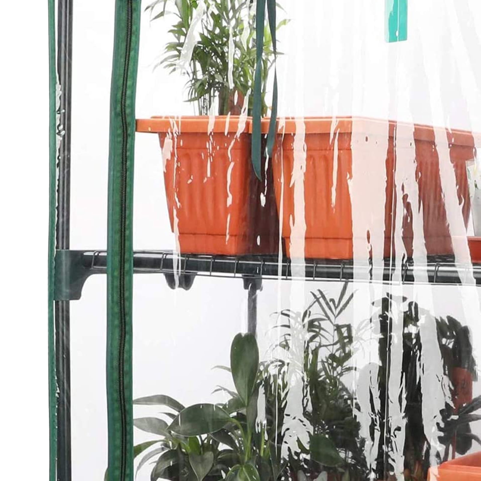 3 -tier Greenhouse Replacement Cover for Raised Garden Bed Small Indoor Plants Mini Safety Mask Clear Tent Outdoor