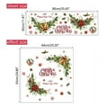 thumbnail image 2 of Rkstn Wall Decal Christmas Tree Holiday Self-Adhesive Wall Sticker It's The Wonderful Snowflake Display Window Wall Sticker, 2 of 4