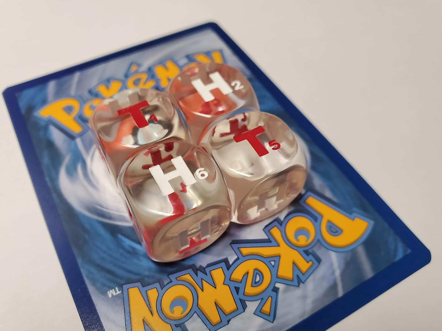 Ultimate Pokemon TCG Compatible Dice Set / Damage Counters 10-120, Special Condition Counters and Heads & Tails Dice
