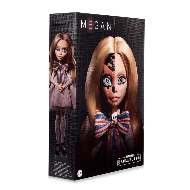 モンスターハイ M3GAN Megan ミーガン Monster High Monster High Skullector M3GAN Doll – 10” Collectible Horror