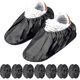 thumbnail image 1 of 10 pares de fundas para zapatos antideslizantes reutilizables Yashi impermeables lavables a máquina negras, 1 of 2