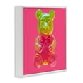 thumbnail image 3 of Stupell Industries Eclectic Candy Bear on Pink White Framed Giclee Art, 17 x 17, by Amelia Noyes, 3 of 8