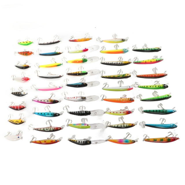 Fishing Tackle,43Pcs Fishing Lure Kit Fishing Lures Simulation Lure Finely Tuned Performance