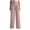Pink, variant on Stamzod Business Casual Pants for Women Solid Color Straight Wide Leg Pants Woman Dress Work Pants with Pocket Black L