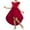 /c222RD463, variant on JCCXIN Toddler Girls Dresses Crew Neck Ball Gown Solid Color Summer Flapper Sleeve High Low Formal Fly Swing Lovely Photo Shot Sundress,Black,5-6 Years