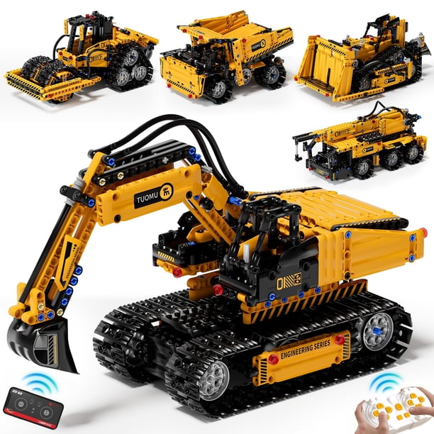 Set de bloques de construcción DOLIVE 5 en 1 STEM con control remoto para niños de 8 a 14 años