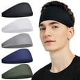 thumbnail image 1 of Diademas deportivas Pilamor para hombre y mujer (paquete de 5), 1 of 7