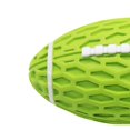 thumbnail image 2 of POINTERTECK Dog Squeaky Toy 2Pcs Teeth Cleaning Bite-resistant Durable Rugby Shape Pet Puppy Dog Teeth Grinding Toy, 2 of 5