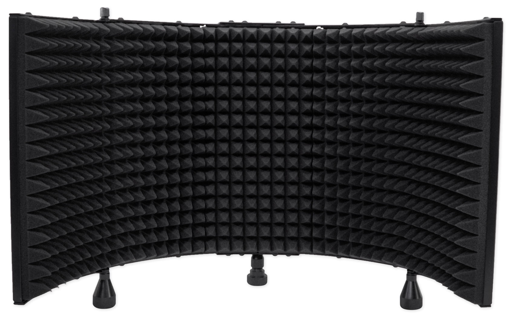 Rockville Recording Studio Microphone Isolation Shield + Heavy Duty Tripod Stand