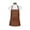 Brown, variant on K-Cliffs Unisex, Teen, Adut Adjustable Full Size Bib Cooking Kitchen Apron with 2 Pockets, Cotton, Polyester Fiber, 28"L x 24'W