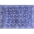 thumbnail image 1 of Ahgly Company Indoor Rectangle Oriental Blue Traditional Area Rugs, 2' x 5', 1 of 4