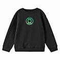 thumbnail image 5 of Green Lantern Emblem Boy's Black Long Sleeve Shirt-Small, 5 of 7