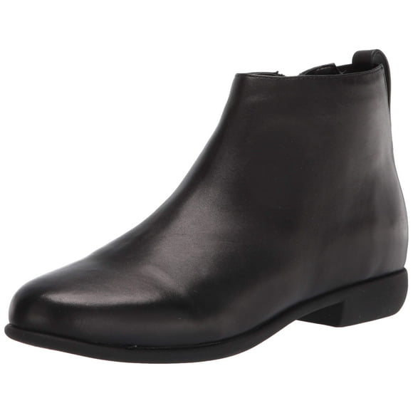 Aerosoles Women's Spencer Ankle Boot, Black Leather, 9.5