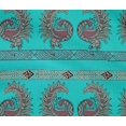 thumbnail image 4 of oneOone Cotton Flex Fabric Peacock Block Decor Fabric Printed BTY 40 Inch Wide, 4 of 4