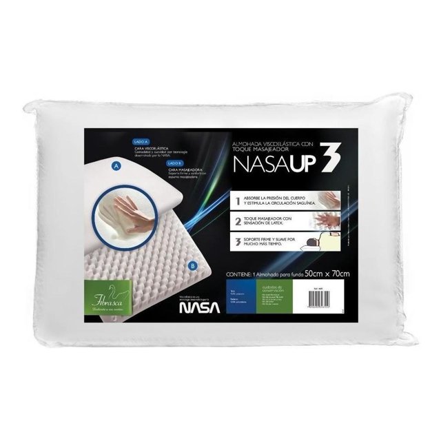 Almohadas Nasa Up3 Ex4615 2x1 Fibrasca Almohada Fibrasca 4615