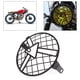 thumbnail image 4 of Protector de rejilla para faro delantero de motocicleta de 6,5" para Cafe Racer, color negro Triángulo Centro, 4 of 9