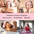 thumbnail image 3 of TLUXX - Juego de 4 diademas y muñequeras de spa, accesorios reutilizables para maquillaje y cuid de la piel para lav facial, prevenir el desbordamiento de líquidos, ideal para mujeres y niñas/, 3 of 3