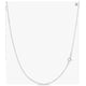 thumbnail image 2 of La moda de las mujeres 18 pulgadas collar de plata cadena de cuello sin colgante de plata collar de cadena para las mujeres, 2 of 8