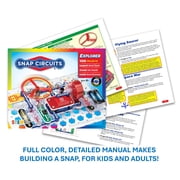 Snap Circuits Jr. SC100, Electronics Explorer Kit, 100+ Projects, Stem, Child 8+, Elementary School