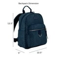thumbnail image 6 of Eastsport Lauren Mini Backpack, Navy Glitter Dots, 6 of 11