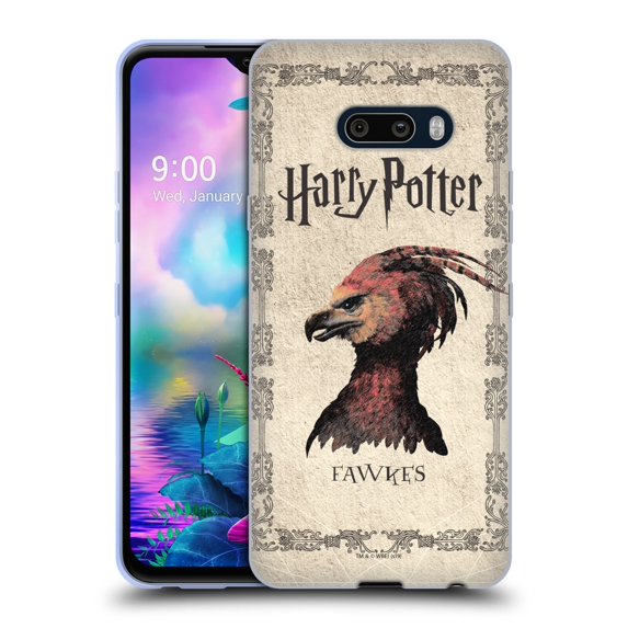 Head Case Designs Officially Licensed Harry Potter Chamber Of Secrets II Fawkes Phoenix Creature Soft Gel Case Compatible with LG G8X ThinQ