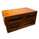thumbnail image 4 of Caja de almacenamiento de madera, organizador de escritorio, organizador de espacio de trabajo, hecho a mano, de mesa, vintage. Cuatro cajones, 4 of 9