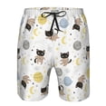 thumbnail image 3 of Fotbe Cute Cat Trajes de Baño Estampados para Hombre, Shorts de Verano de Secado Rápido, Ropa de Playa, Bañadores-Medium, 3 of 6