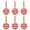 Multicolor #y68, variant on BiFandian 6 Pack Plush Christmas Tree Ball Ornament, Red & White Striped Hanging Christmas Balls Decoration, Shatterproof Festive Holiday Decor Indoor, 3.1 inch